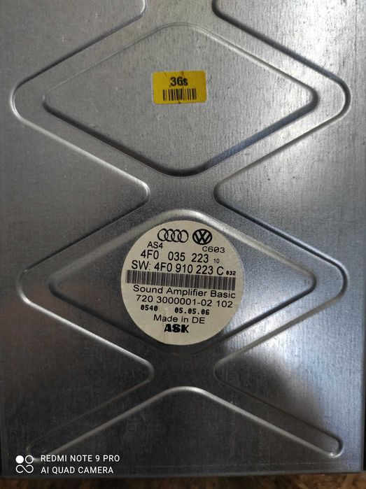 Audi A6 C6 wzmacniacz audio oryginal gwarancja