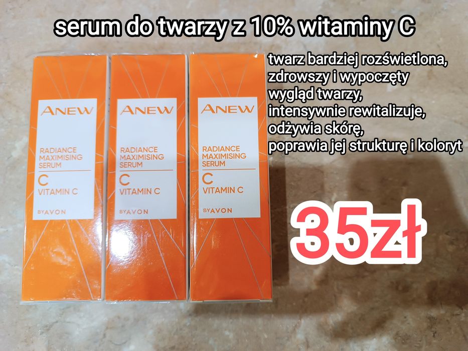 Serum do twarzy z 10% witaminą C Avon