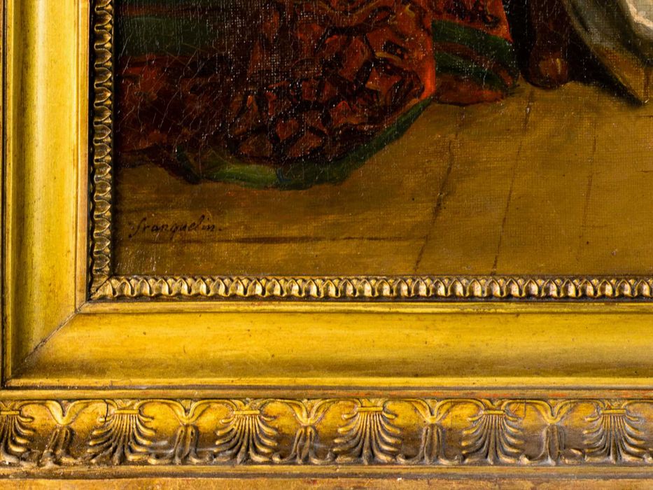 Pintura mãe filha Jean Augustin Franquelin | Romantismo