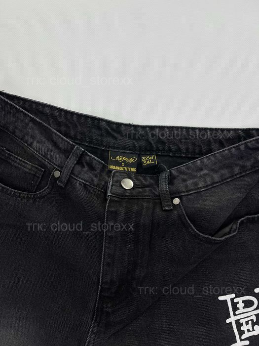 ED HARDY pants JEANS стильні штани rap джинси baggy y2k sk8 ед харді