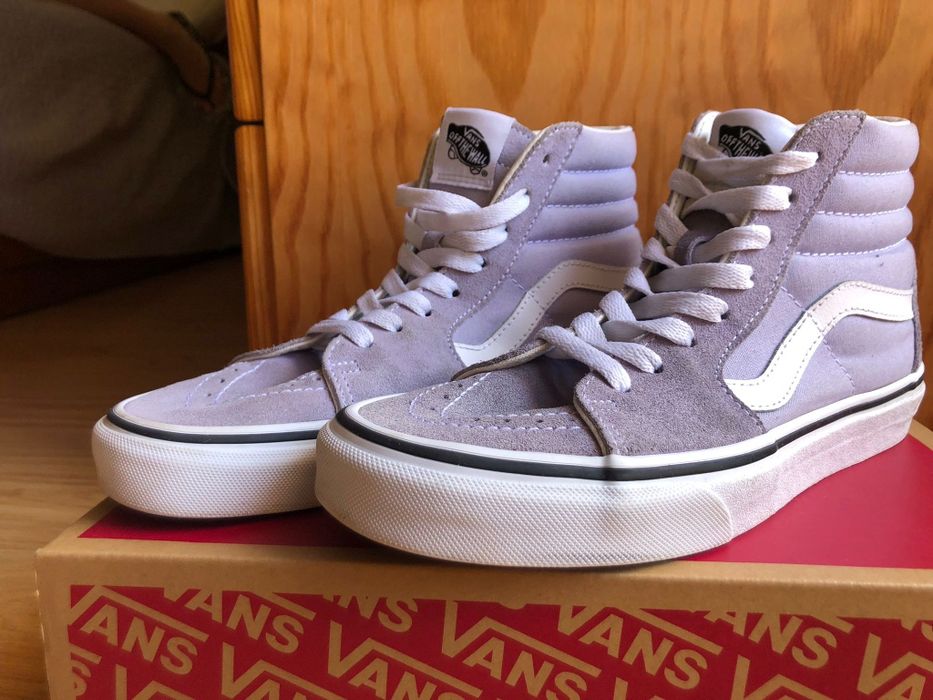 Botas vans lilás
