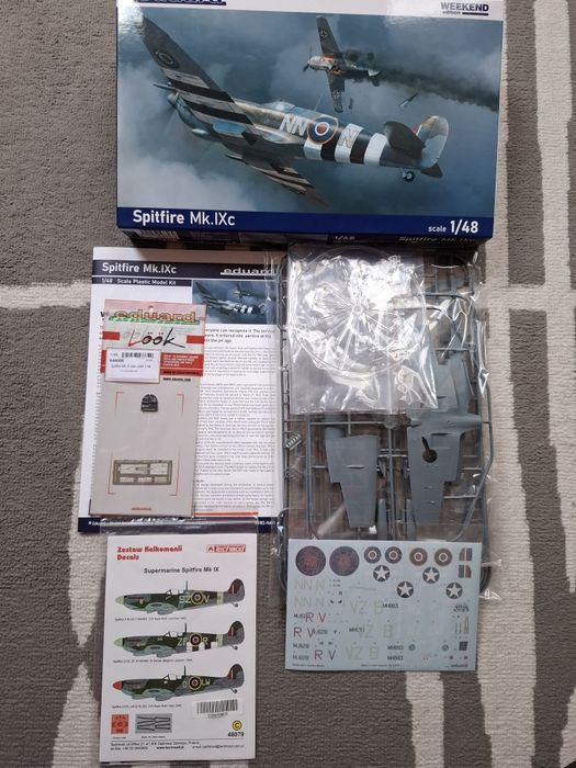 Model Spitfire IX c eduard 1 48 plus dodatki