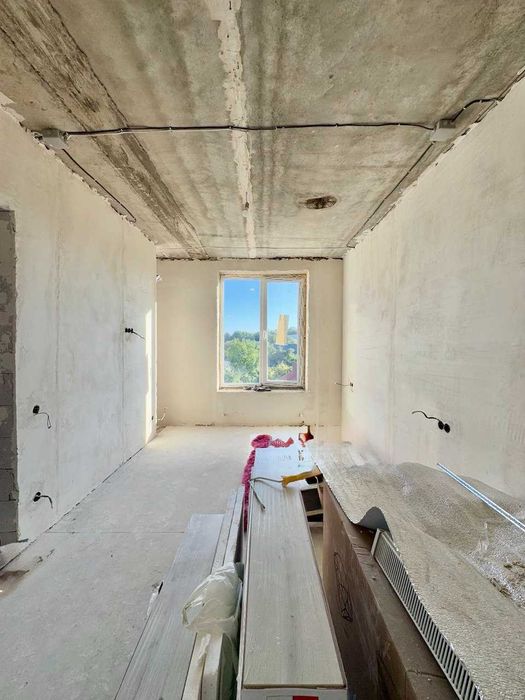Продаж 1-кім.КВАРТИРИ 36,5 кв.м під чистову зМАТЕРІАЛАМИ-ГАЗ опаленням
