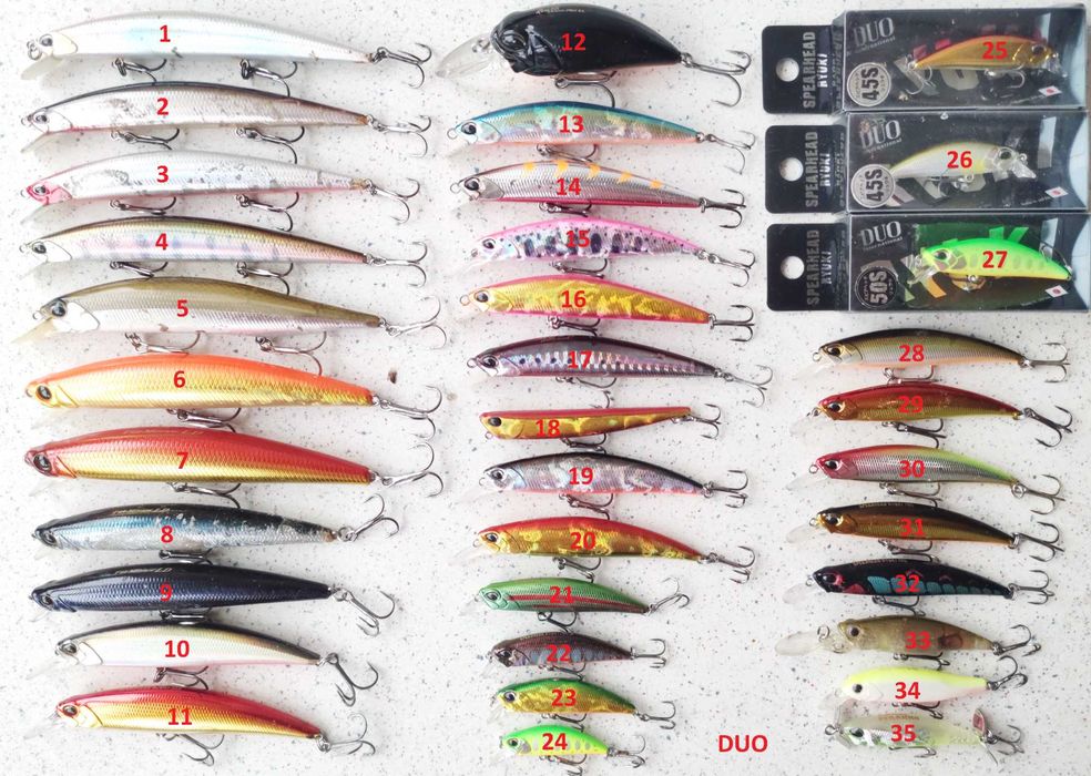 Воблеры Raid APIA Zipbaits IMA Duo Tiemco Ken Craft: 450 грн