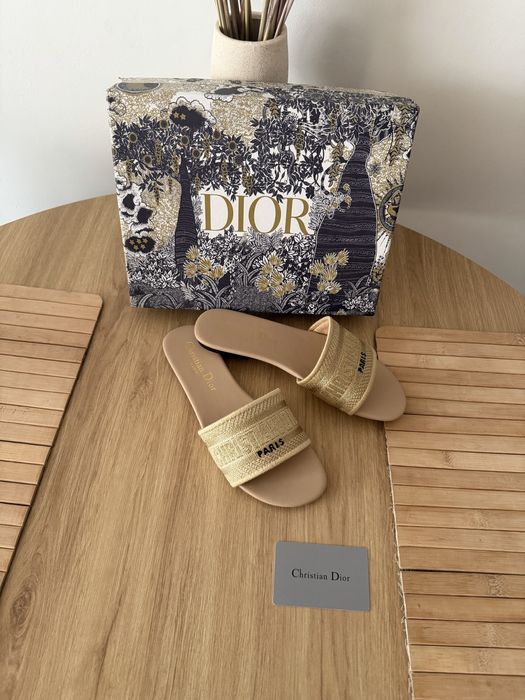 Klapki Christian Dior CD Sandały