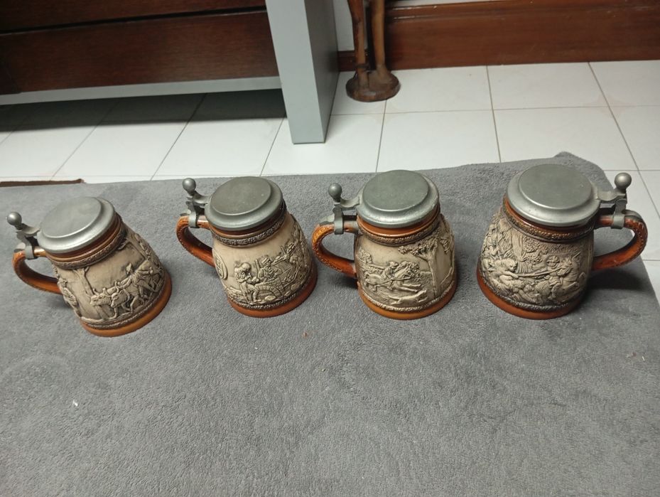 Canecas alemãs vintage.