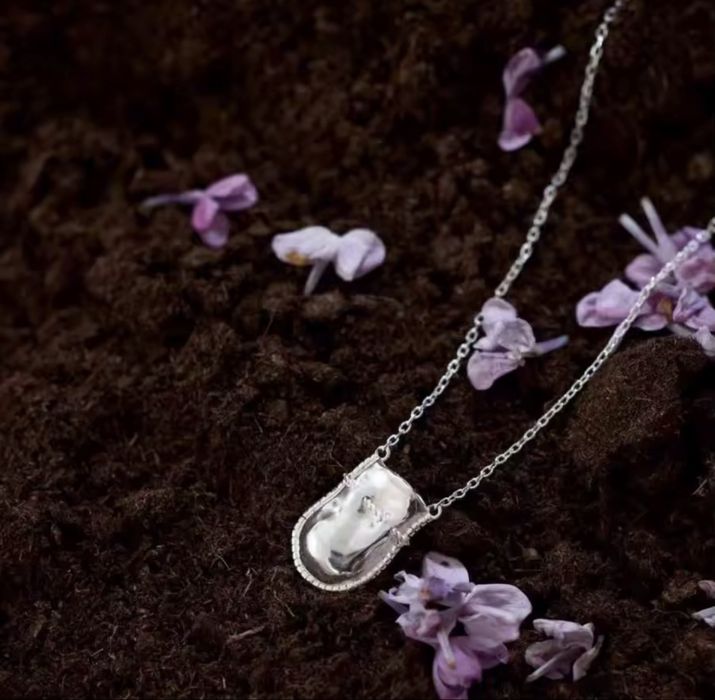 Срібний кулон мішечок Tiffany на ланцюжку