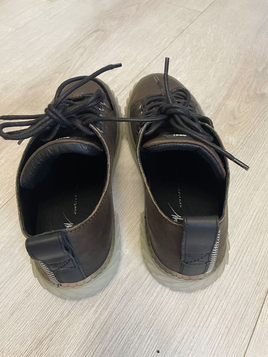 Giuseppe Zanotti Wysokie, sznurowane trampki Blabber