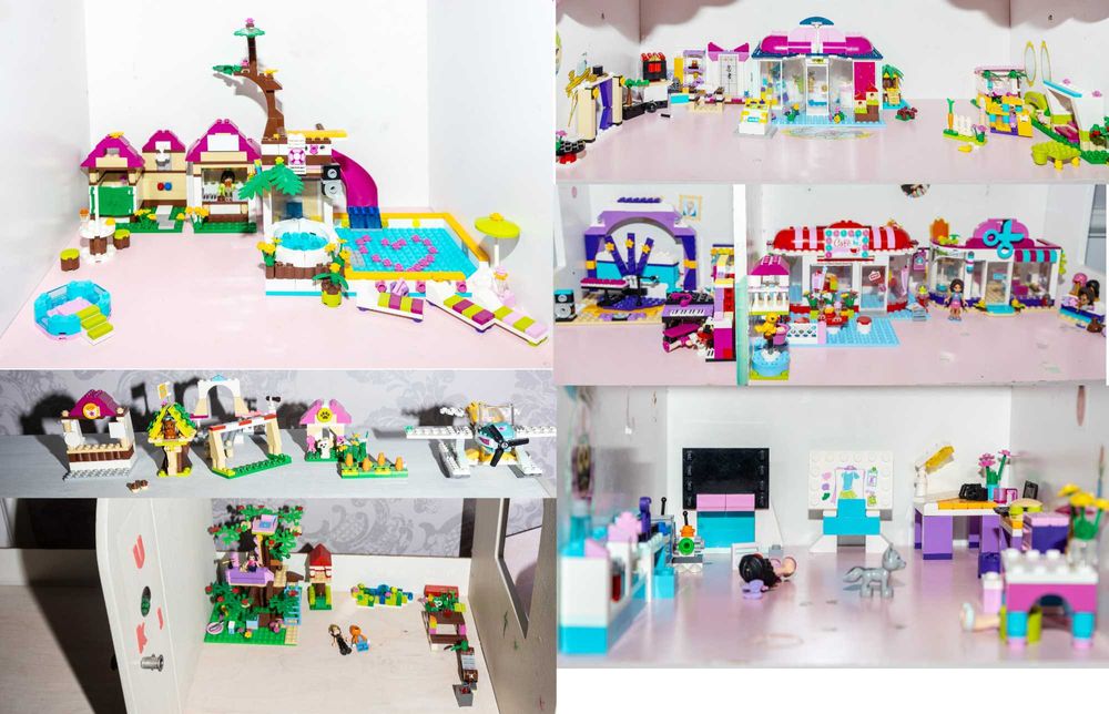 Ponad 19 zestawów oryginalnych zestawów LEGO Friends 4,42 kg