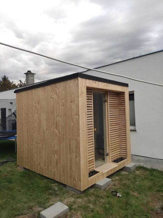 Sauna Ogrodowa | TERMO SOSNA | Konstrukcja C24 | MONTAŻ GRATIS