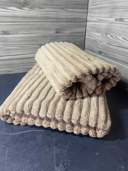 Рушники Шарпей різні кольори банні, для лиця та рук, Мікрофібра