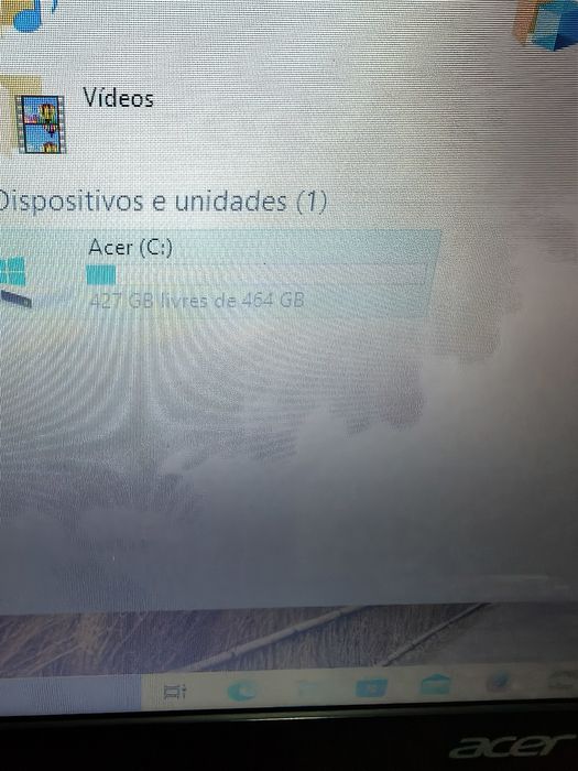 Portátil Acer cor preto bem estimado como novo