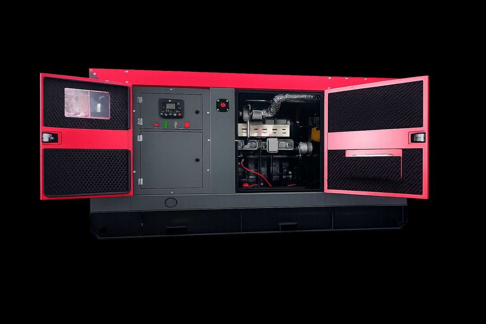 Agregat 80 kW Wyciszony ATS + AVR Generator Prądu Silnik Ricardo