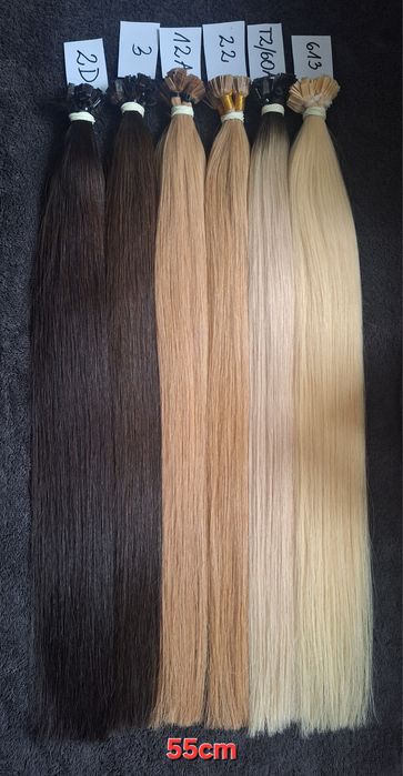 Naturalne włosy słowiańskie lux ombre