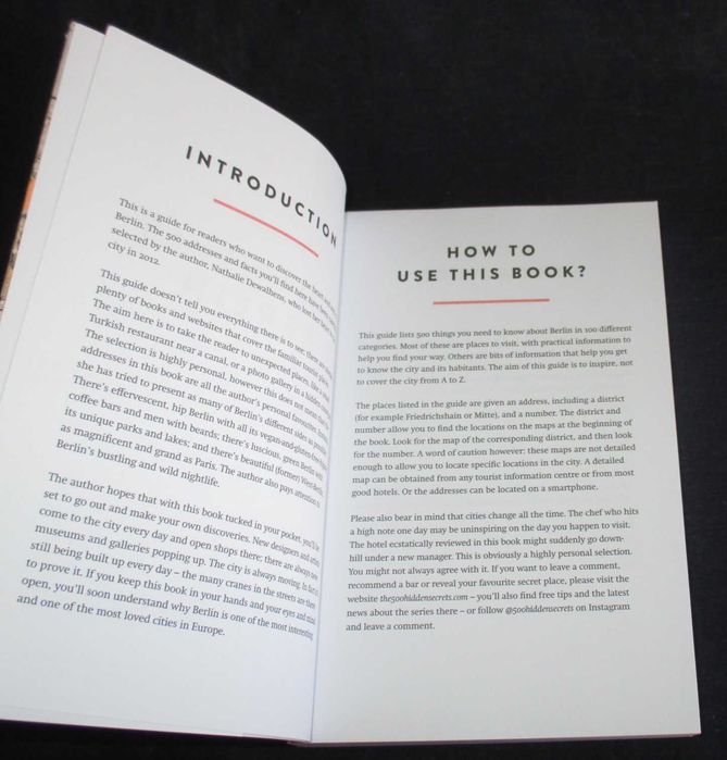Livro The 500 Hidden Secrets of Berlin Nathalie Dewalhens