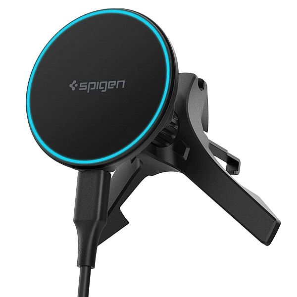Spigen Ev15Maq Essential Magnetic Magsafe Vent Car Mount Wireless Char