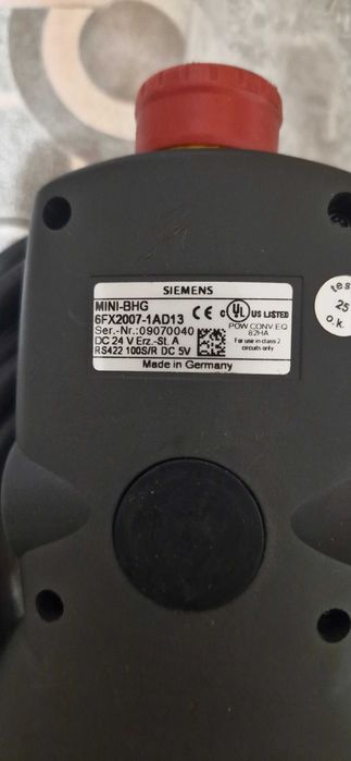 мини-пульт управления Siemens SINUMERIK, модель 6FX2007-1AD03.