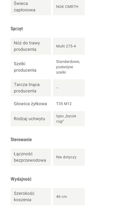 Husqvarna 543 RS professional podkaszarka.