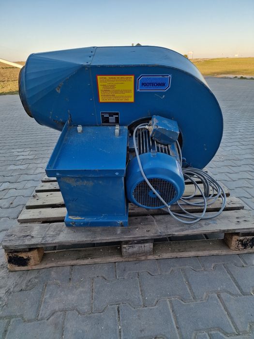 Odkurzacz do trocin Wentylator Hocker Polytechnik 5.5kw wyciąg dmuchaw