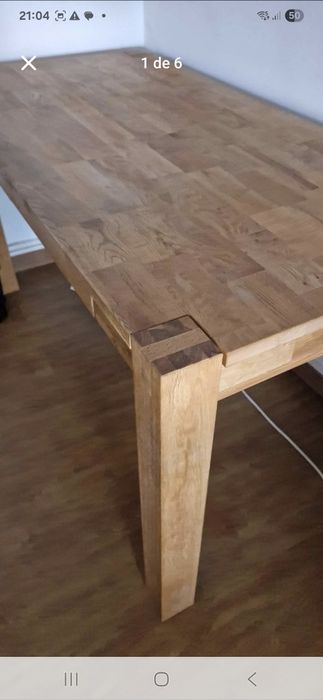 Mesa de cozinha e 4 cadeiras