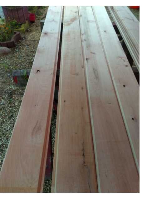 deski do sauny , boazeria olchowa, deski na ławkę do sauny