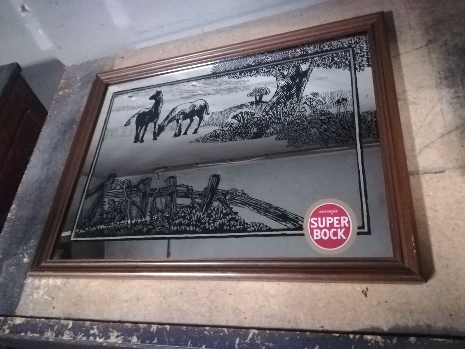 Espelho Publicitário SUPER BOCK.