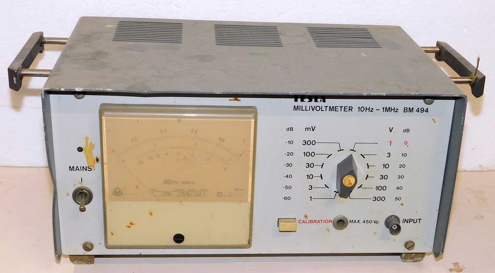 Przyrząd pomiarowy miliwoltomierz BM494 TESLA 10Hz - 1MHz [Rp]1