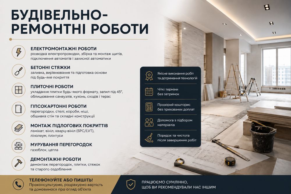 Будівельні роботи