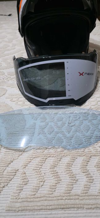 Capacete modular nexx carbono tamanho M