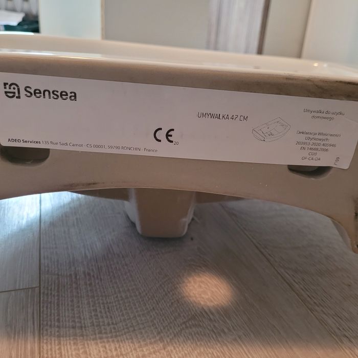 Umywalka 47 cm nowa marki sensa