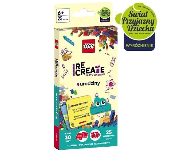 Lego Recreate. Karty wyzwań. Urodziny. Ameet. Nowy Produkt
