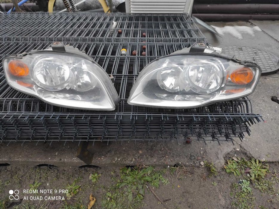 Audi a4 b7 LZ9Y maska zderzak wzmocnienie lampy w kolor