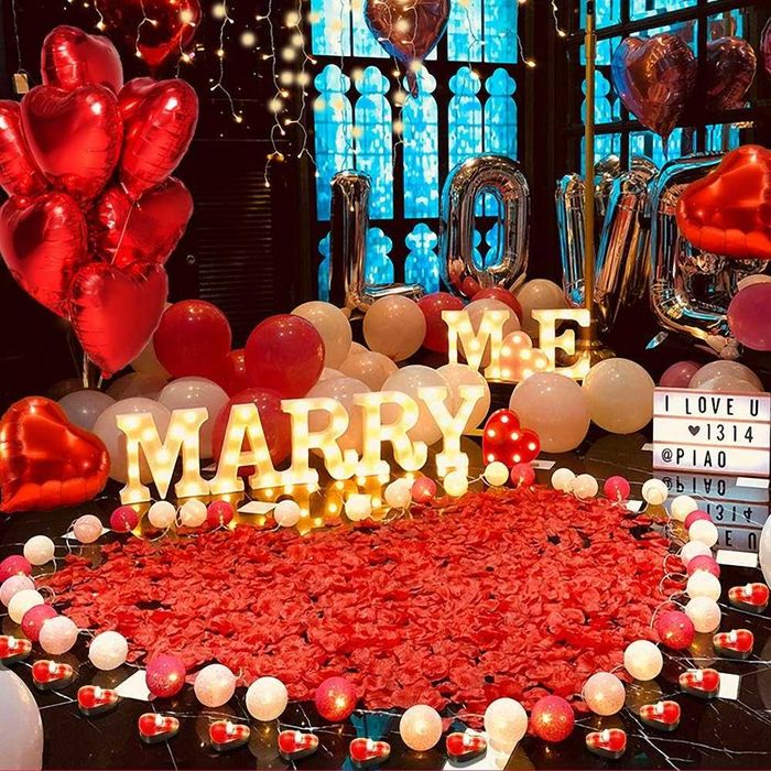 Decoração pedido de casamento / São Valentim / noites românticas  NOVO