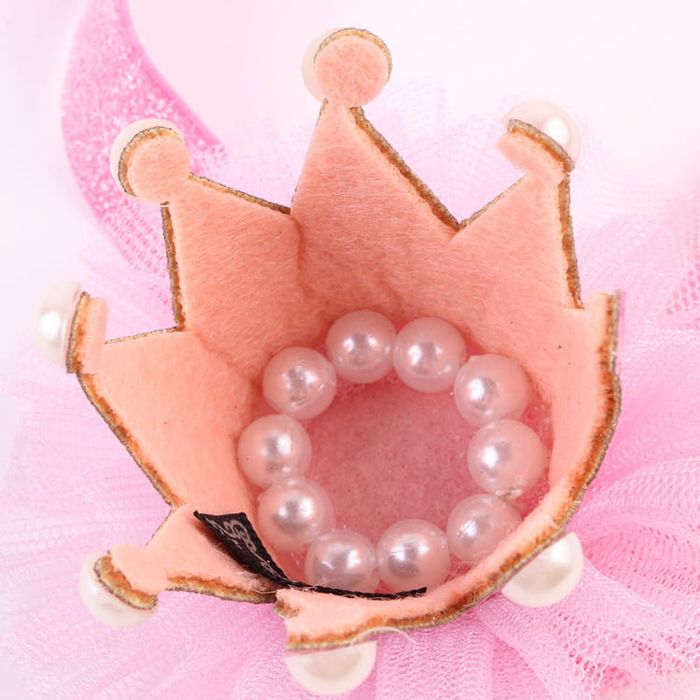 Opaska z koroną i tiulem na roczek urodziny sesję