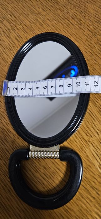 Małe Lusterko 15cm stojące zwykle + powiększające  uzywane