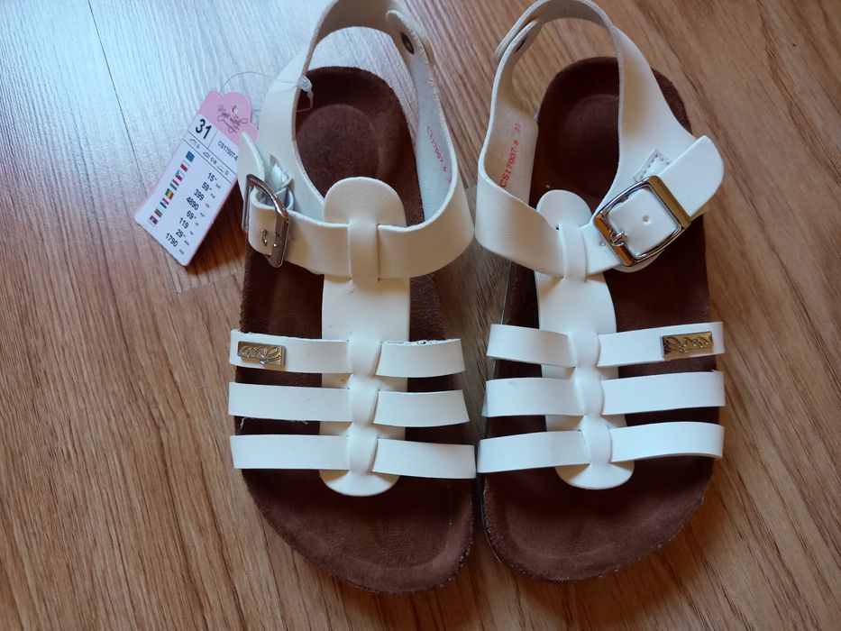 Sandały buty na korku lato 31 nowe paski