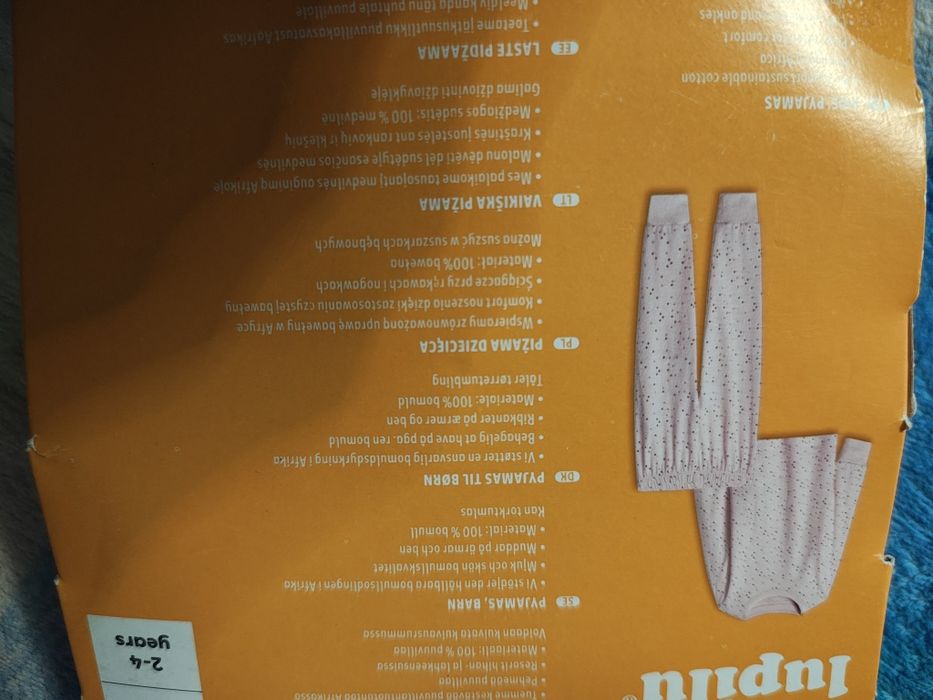 Piżamka dziewczęca 98/104