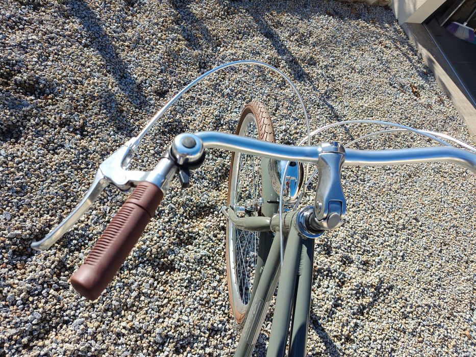 Bicicleta homem cidade
