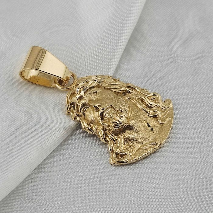 Złota zawieszka JEZUS CHRYSTUS 4,51g PR.585 14K dł. 3,3cm