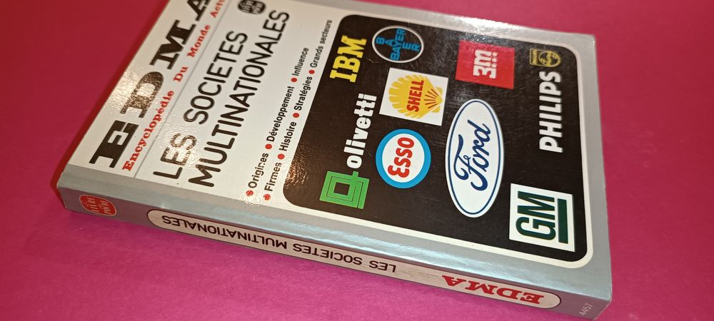 Livro antigo EDMA Encyclopédie du monde actuel Les sociétés multinatio