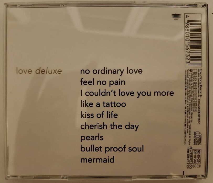CD Sade - Love Deluxe - wyd. EPIC Japan - UNIKAT