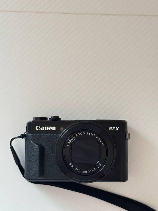 Aparat cyfrowy Canon powrrshot G7X mark II czarny kompaktowy