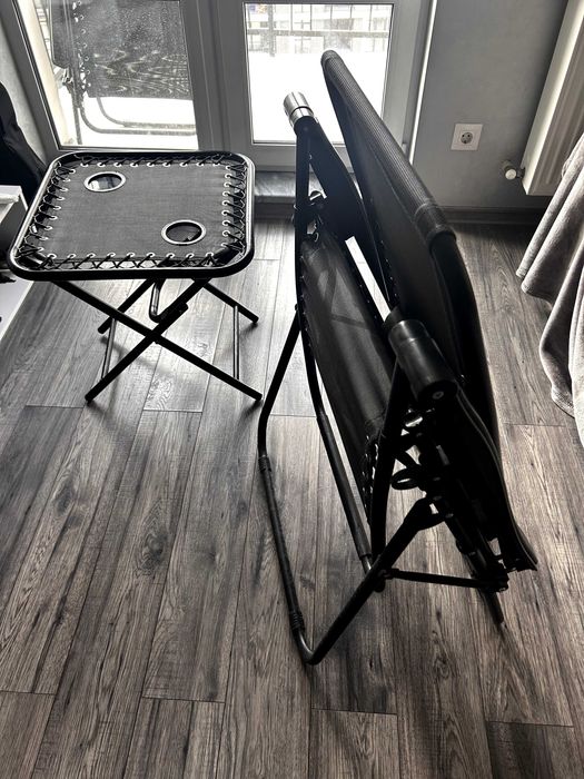 Продам набір садових меблів GardenLine 2 розкладні шезлонги + стіл