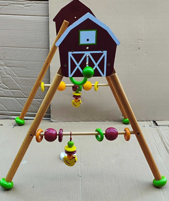 Bieco Drewniana zabawka dla dzieci, niemowląt Trapez Łuk