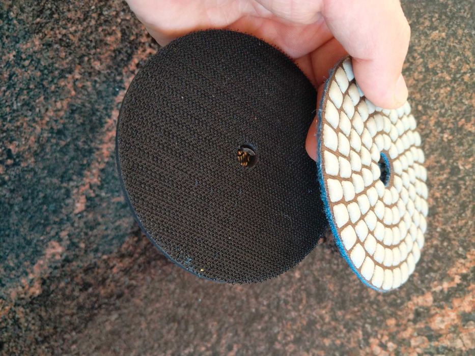 Conjunto de discos de polimento diamantados Highdrill, novos, 100 mm