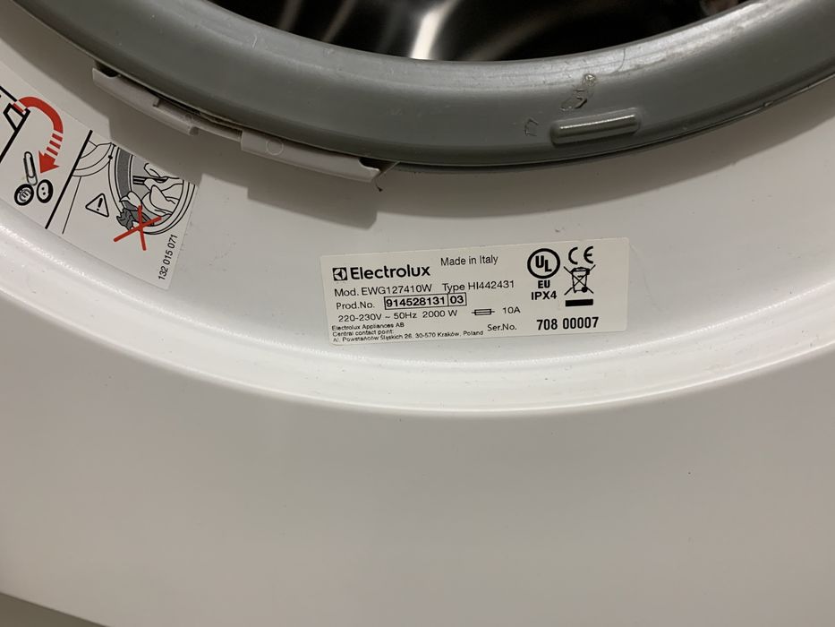 Vendo maquina lavar roupa Eletrolux para peças