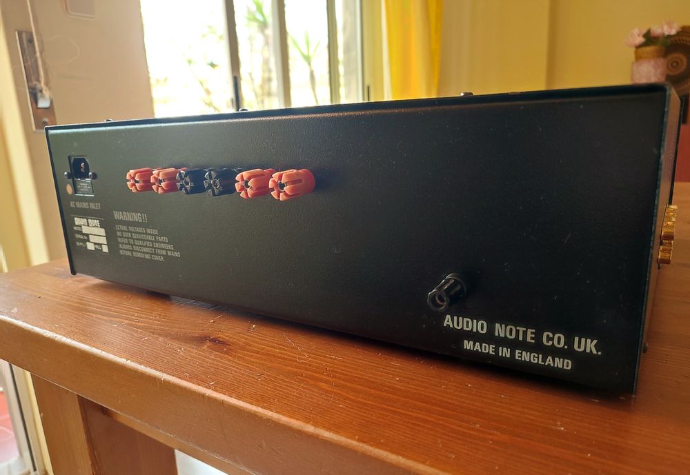 Audio Note OTO MK1 Magnífico Amplificador Versão Original Impecável!