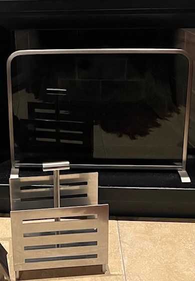 Conjunto para Lareira em Inox