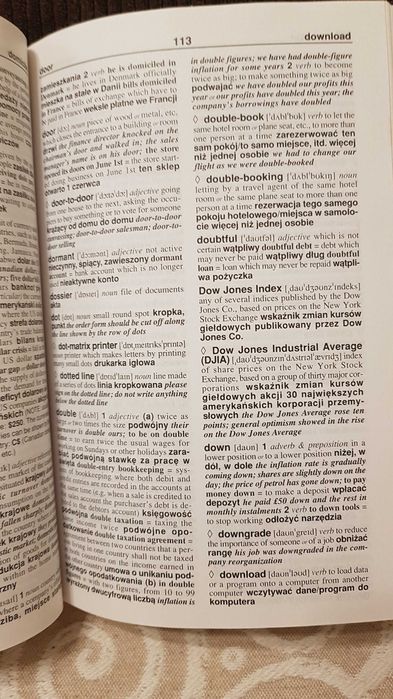 Sprzedam słownik biznesu angielsko-polski