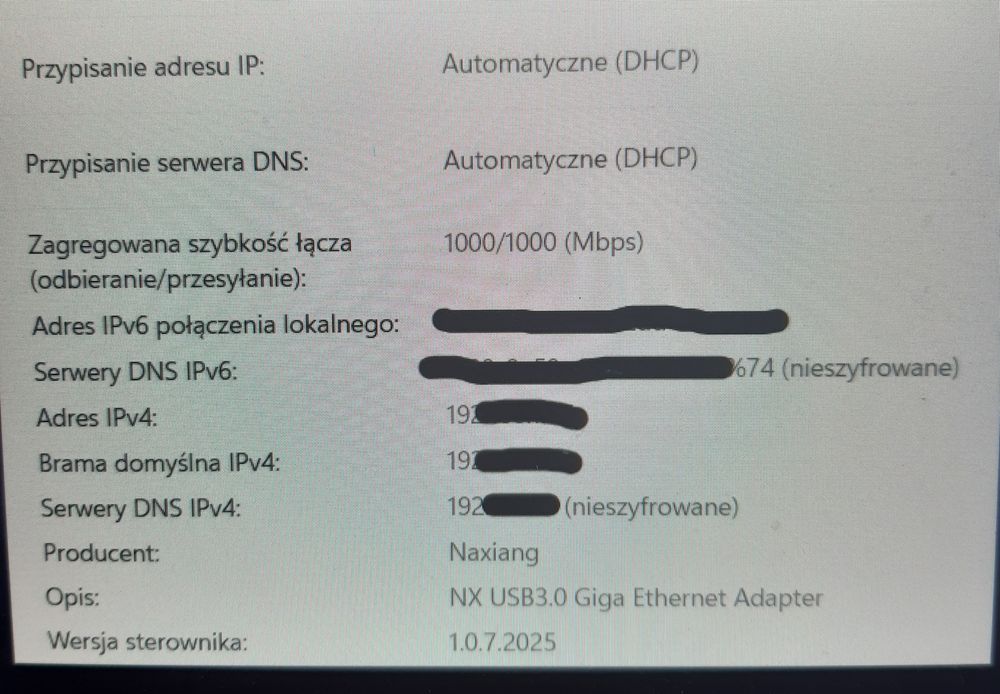 Zewnętrzna karta sieciowa